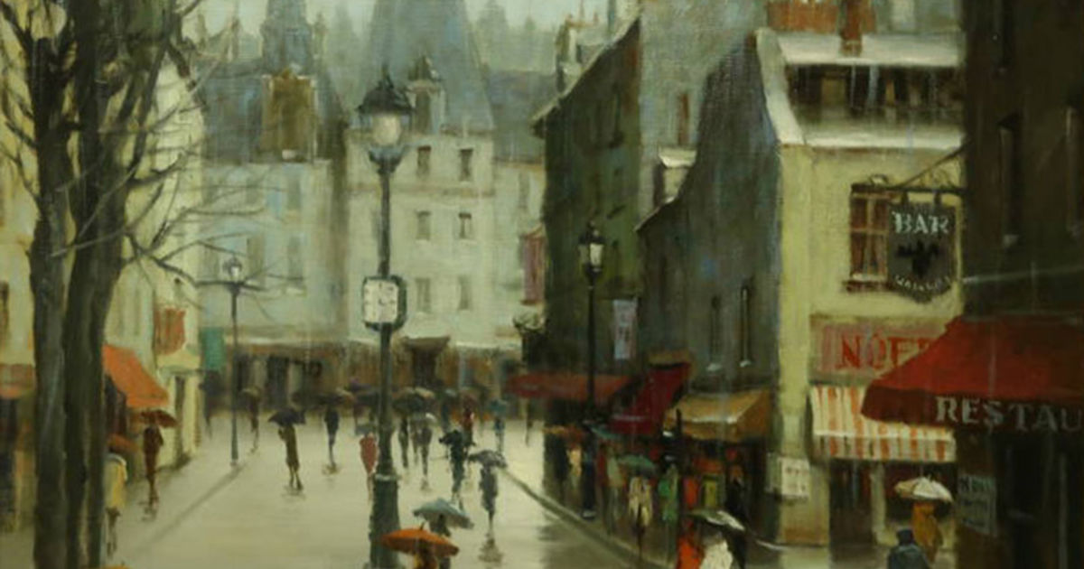 内田晃　作品　油絵 内田晃（ウチダ アキラ）の作品と買取金額について説明