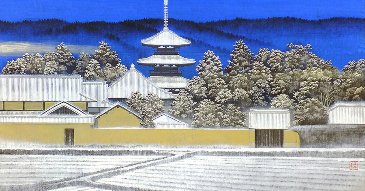 角島直樹、【鳳凰堂】、希少な額装用画集より、新品額装付、状態良好 角島直樹（カドシマ ナオキ）の作品や買取金額について解説
